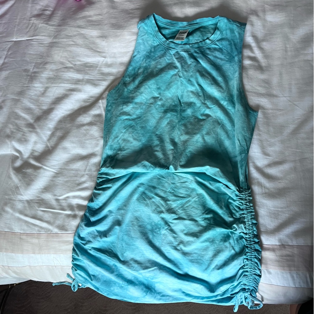 PINK Victoria's Secret Turquoise Tank Dress